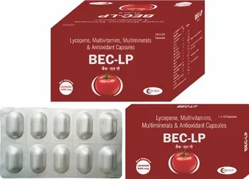 BEC- LP Lycopene Multivitamins Multiminerals and Antioxidant Capsules, Packaging Type: Box