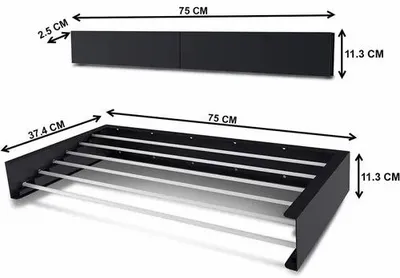 Mild Steel Wall Mounted Cloth Dryer