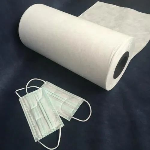 Polypropylene White PP Melt Blown Fabric (Used For Manufacturing Mask), GSM: 25-30 Gsm