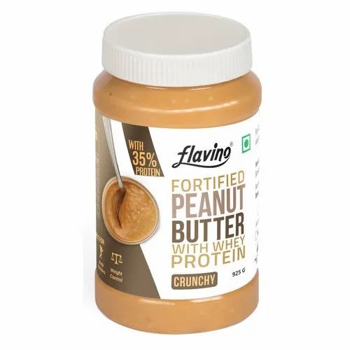 Flavino Peanut Butter With Whey Protein CRUNCHY - 925 g