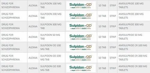 SULPIDON AMISULPRIDE, 10x10, Prescription