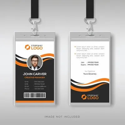 Double Sided White PVC ID CARD, 2 g