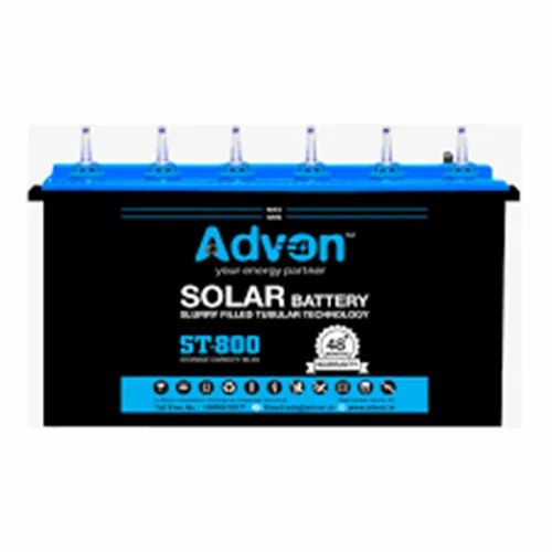 12 V Advon Solar Tubular Battery St-800, 80ah