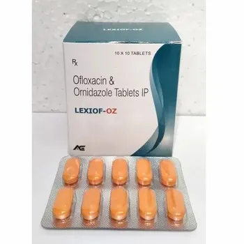 Lexiof-OZ Ofloxacin & Ornidazole Tablets IP, Prescription