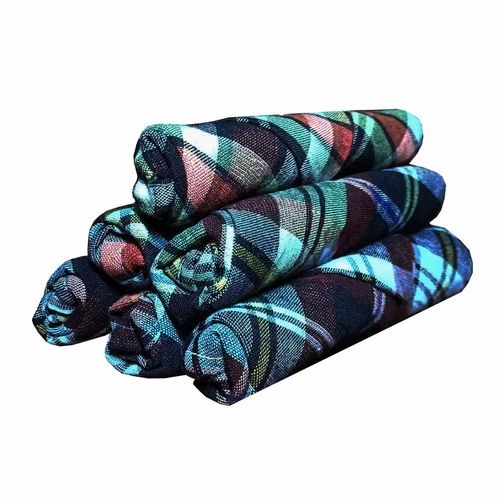 Check Multicolor Cotton And Polyester Printed 18X18inch Kitchen Napkins (Fine Quality)