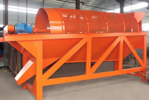 MS Steel Rotary Screener, Capacity: 300kgs To 2000kgs Per Hour