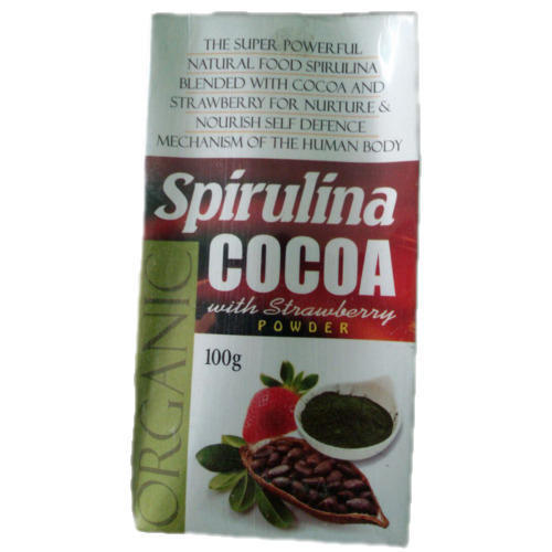 Spirulina Cocoa  with Strawberry Powder