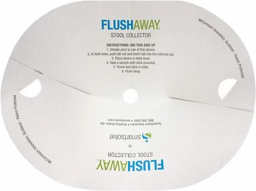 Flush Away Single-Use Stool Collector ( 190 GSM)