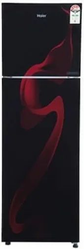 3 Star Black and Red Haier Frost Free Double Door Refrigerator, Model Name/Number: Hrf-3674bs-r / E, Capacity: 347 L