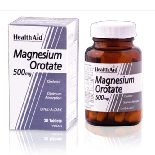 Magnesium Orotate 500 Mg 30 Tablets