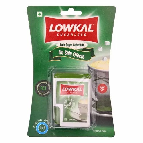 Sugar Free Stevia Tablets - Lowkal, Packaging Type: Dispenser
