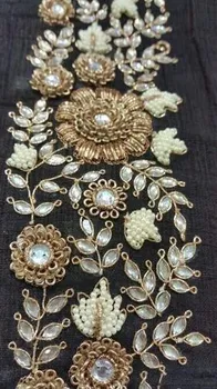 Brown Zardozi Embroidery, For Household