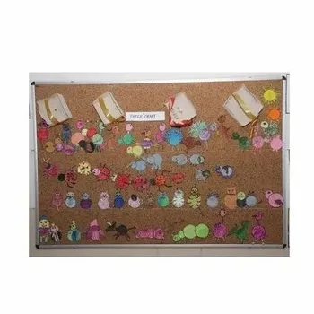 Promark Softboard Core Cork Memo Board, Frame Material: Aluminium