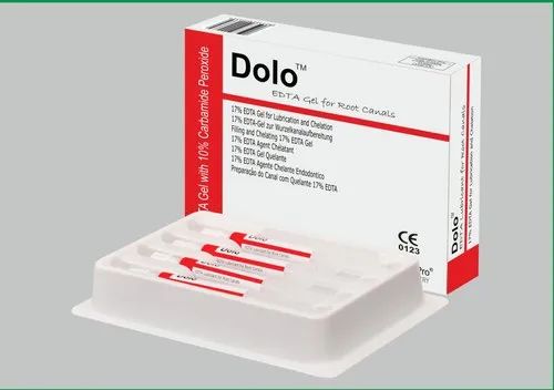 Prevest Denpro Endodontic Dolo EDTA Gel for Root Canal, For Clinic,Hospital, Packaging Type: Pack