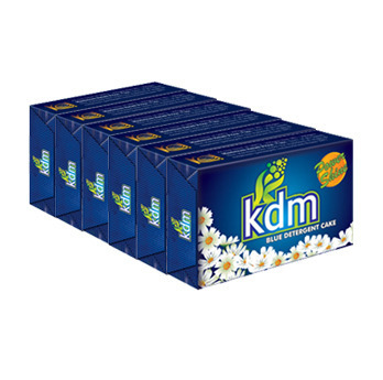 Kdm Blue Detergent Cake 300 Gm, Pack Size: 6 Piece Pack