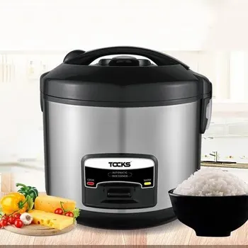 Tocks Capacity(Litre): 4l Electric Rice Cooker, 700W, White pink and green