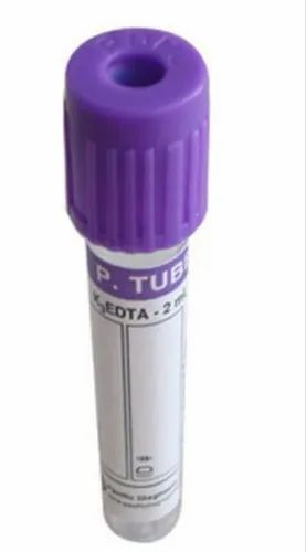 Plastic EDTA Blood Collection Tube, For Hospital