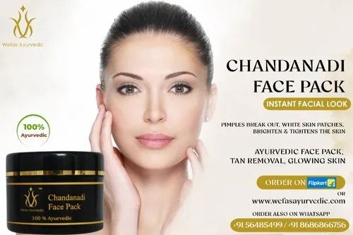 Wefas Ayurvedic Chandan Face Pack, Cream, Packaging Size: 100gm Of Bottle