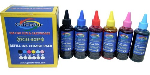 Gocolor Epson l Series Refill Ink 6 Color And 6 Color Printers And Cartridges