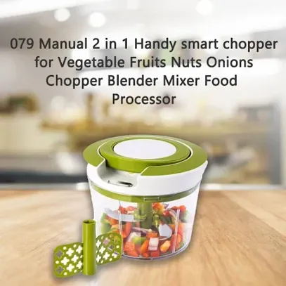 Manual 2 in 1 Handy smart chopper for Vegetable, Fruits, Nuts, Onions Chopper, Blender and Mixer