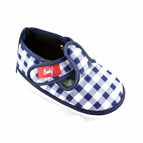 Navy Blue Fj-207 Baby Low Ankle Shoes Booty, 1-2 year, Size: 4-7