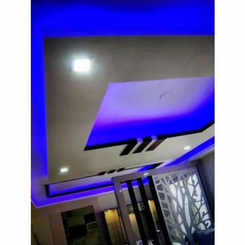 Asbestos Cement Blue Decorative False Ceiling, For Office, Thickness: 8 mm