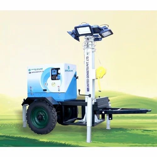 LED Cool White Mobile Lighting Tower, IP Rating: IP55 ,415