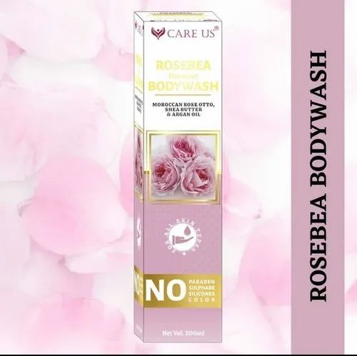 Pink Liquid Rosebea Foaming Bodywash, For Personal, Packaging Size: 200 ml