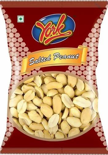 York Salty 40 Gram Salted Peanuts Namkeen, Packaging Type: Packet