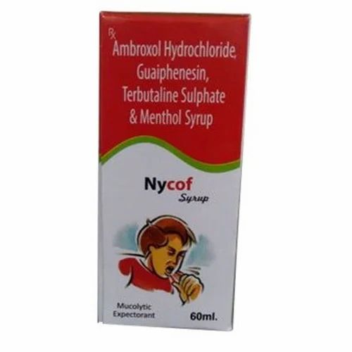 Ambroxol Hydrochloride Guaiphenesin Terbutaline Sulphate And Menthol Syrup