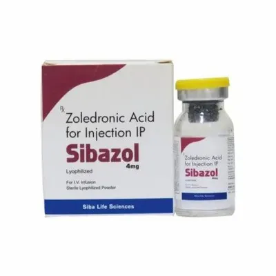 Zoledronic Acid Injection Sibazol 4mg inj, Prescription