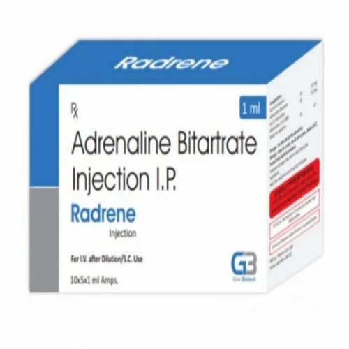 Radrene(Adrenaline Bitartrate Injection I.P. 1mg/ml)