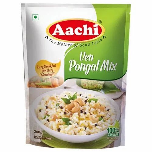 Spicy spices Aachi Ven Pongal Mix, 200g, Packaging Type: Packet, Energy: Moderate