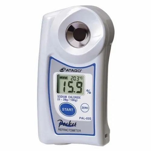 Atago Metal Digital Hand Held Pocket Salt Meter, PAL-Salt, for Industrial