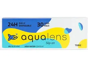 Aqualens 24 H Daily Disposable Toric Contact Lens (30 Lens/Box)