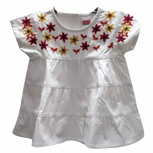 Casual Wear Half Sleeves Kids Cotton Top