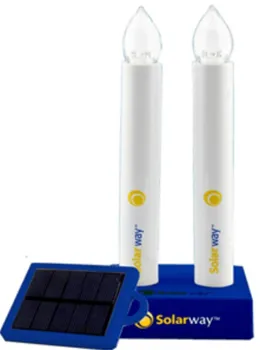 CSPL Solarway Dual Power Stix With Solar Charge-In Candle