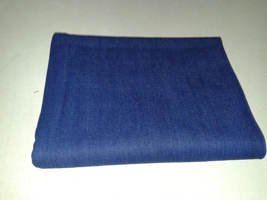 Dyed Twill Organic Denim Fabric, For Garments