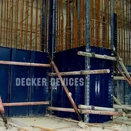 Decker Devices Prefab Retaining Wall with Column