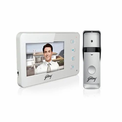 Lcd White Godrej Seethru St 4.3 Lite Video Door Security System, For Home