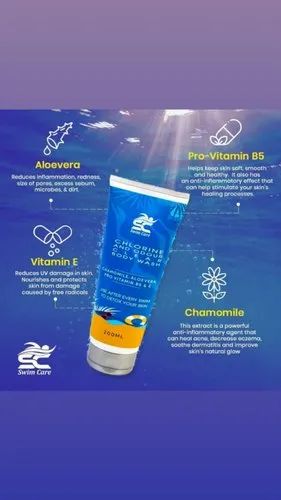 Swim Care Post Swimming - Chlorine & Odour Clear BodyWash - Blue - 200ml