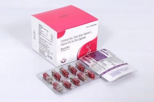Asmifer Capsules, Prescription, Packaging Type: Box