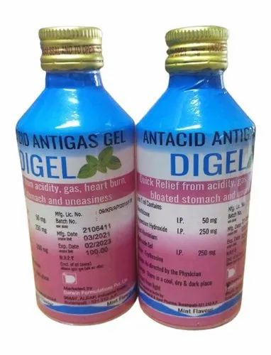 Darwin Digel Antacid Antigas Syrup, Prescription, Treatment: Gasetic