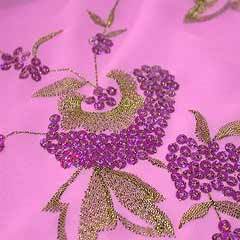 Embroidered fabrics