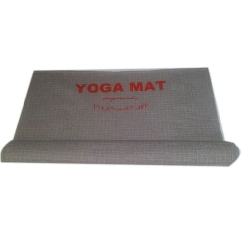 Cotton Polyester Plain Yoga Mat, 3mm