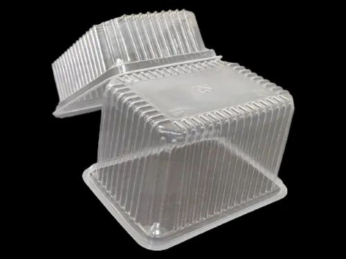 PP 1L Disposable Rectangular Food Packaging Tray, 2mm