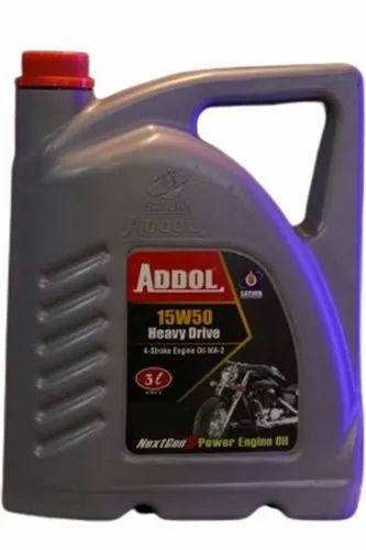 15W50 Addol 4 Stroke Engine Oil, Can of 3 Litre