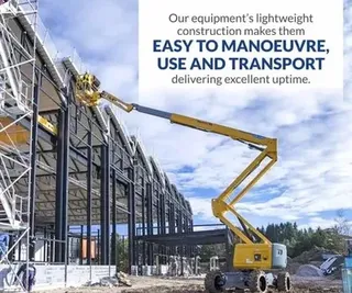 Articulated Boom Lift - Diesel Operated Rental Service