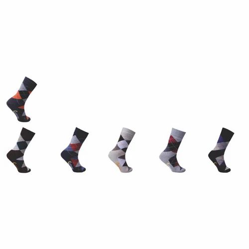 Aaron Argyle Pattern Cotton Socks