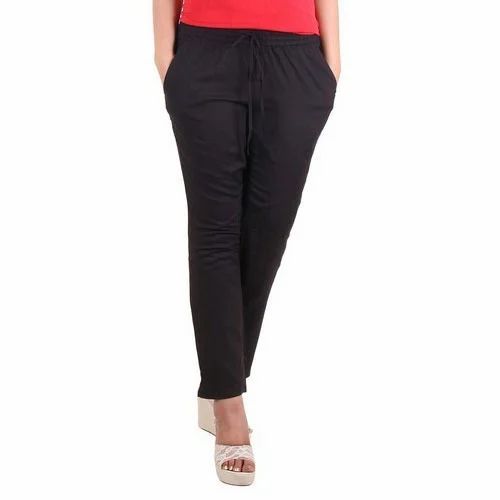 S-m-l-xl-2xl Black Rayon Palazzo Pant